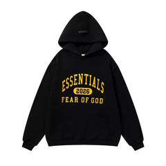 FOG Essentials 2026 Black Oversized Hoodie