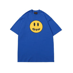 Drew House Mascot Smiley Tee, Royal Blue