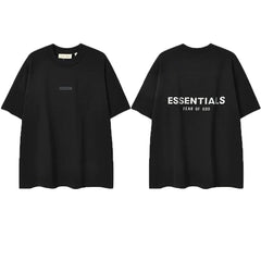 ESSENTIALS Fear of God Back Print Tee – Black