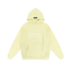 Fear of God Essentials Double Line Hoodie & Sweatpants Set Canary