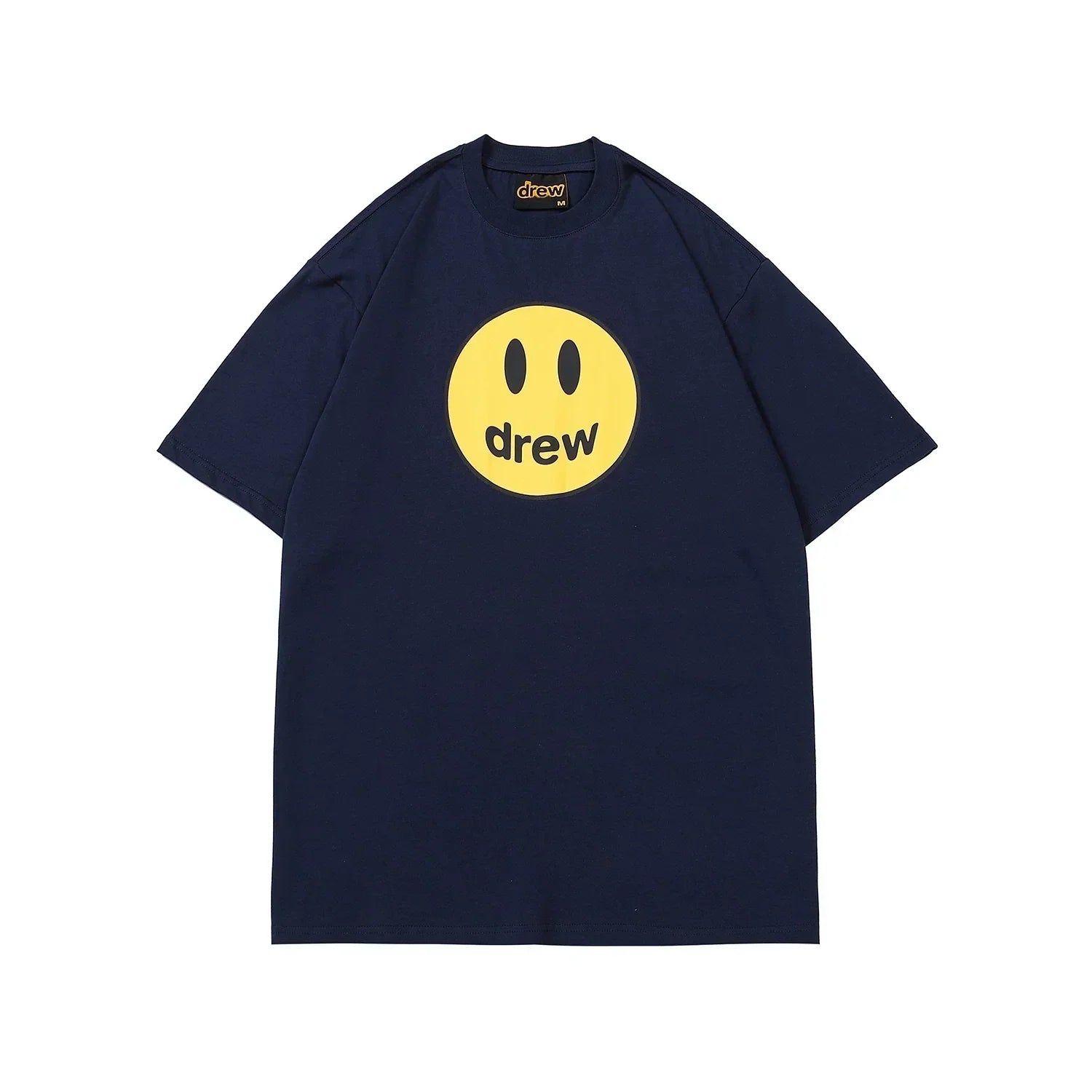 Drew House Mascot Smiley Tee, Navy Blue