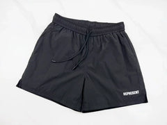Represent Performance Nylon Shorts - Black