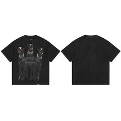 Represent "Thoroughbred" Doberman Graphic T-Shirt - Black