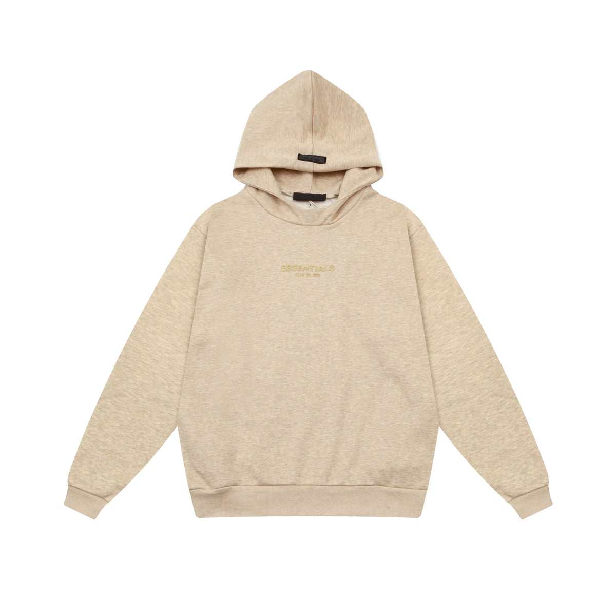 Fear of God Essentials Silicone Logo Hoodie & Sweatpants Set Wheat