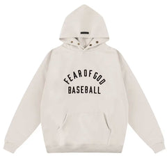 Fear of God Baseball Pullover Hoodie – Apricot