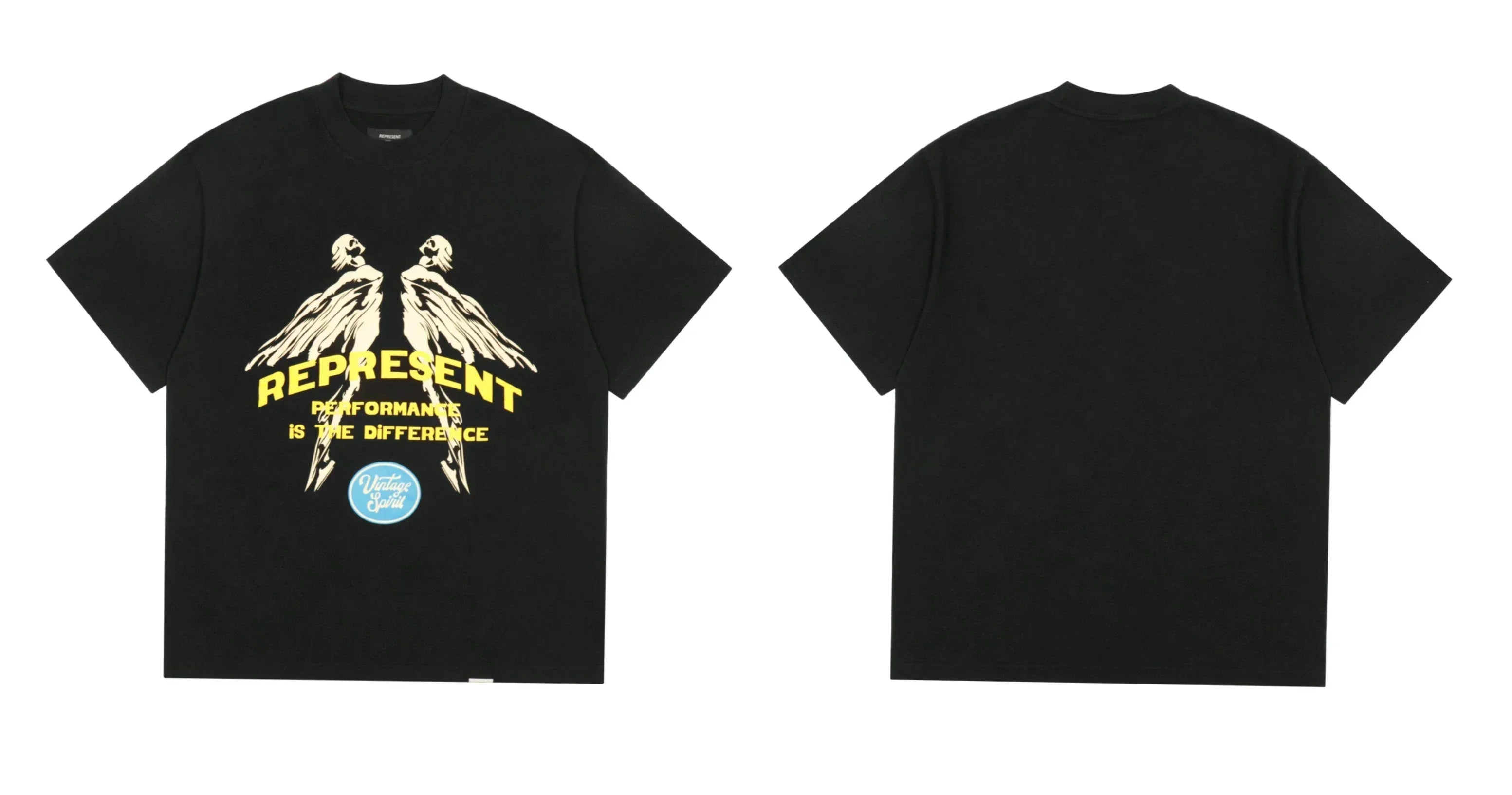 Represent Angel "Performance Difference" Graphic T-Shirt - Black