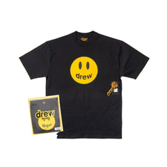 Drew House Smiley Face Short Sleeve T‑Shirt, Black