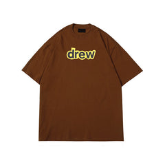 Drew House Classic Logo Tee, Dark Brown
